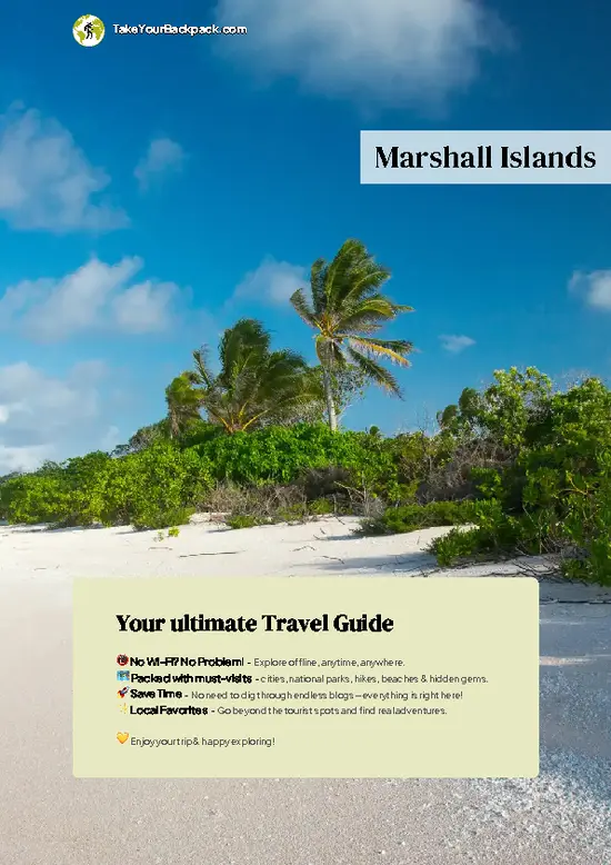 example page 0 from our offline Travel Guide for Marshall Islands